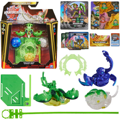 Бакуган стартовый набор из 3 штук Вентри,Октоган и Трокс Bakugan Starter 3-Pack 6068107