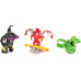 Бакуган стартовий набір з 3 шт Bakugan Starter 3-Pack Special Attack Dragonoid Nillious Hammerhead 6066991