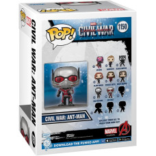 Фігурка Функо Поп Людина Мурашка Funko Pop! Marvel: Captain America: Civil War Build Ant-Man 70096