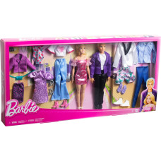 Набір ляльок Барбі та Кен з комплектами одягу Barbie & Ken Fashion Set with Clothes (HKB10)