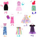 Набір модного одягу для Барбі 13 предметів Barbie Clothes, Doll Fashion Pack with 13 Pieces of Clothing