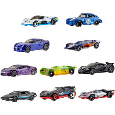 Набір з 10 гоночних машинок Hot Wheels 10-Pack Set of 10 Toy Race Cars in 1:64 Scale