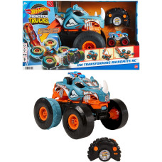 Монстр Трак трансформер Хот Вілс Hot Wheels Monster Trucks HW Transforming Rhinomite RC