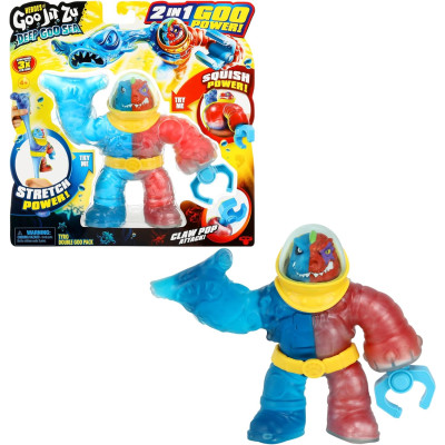 Фигурка тянучка Heroes of Goo Jit Zu Deep Goo Sea Tyro Double Goo Pack 42685