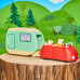 Ігровий набір Пеппа Peppa Pig Caravan Playset with 3 Figures and 6 Accessories F8863