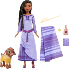 Ігровий набір Тріо Подорож Mattel Disney Wish Asha of Rosas Adventure Pack Doll HPX25