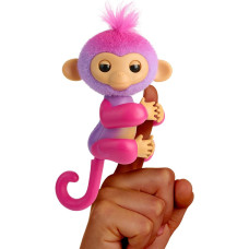 Інтерактивна іграшка-мавпочка Fingerlings 2023 NEW Interactive Baby Monkey purple 3117