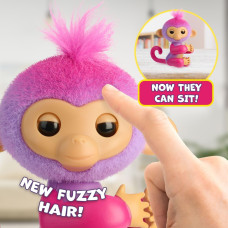 Інтерактивна іграшка-мавпочка Fingerlings 2023 NEW Interactive Baby Monkey purple 3117