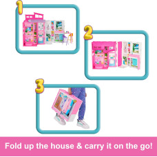 Ігровий набір Барбі Barbie Doll House Playset  Getaway House with 4 Play Areas Including Kitchen HRJ76