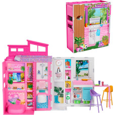 Ігровий набір Барбі Barbie Doll House Playset  Getaway House with 4 Play Areas Including Kitchen HRJ76