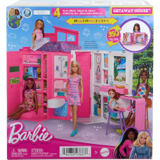 Ігровий набір Барбі Barbie Doll House Playset  Getaway House with 4 Play Areas Including Kitchen HRJ76