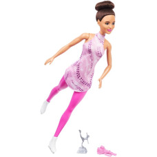 Лялька Барбі Фігуристка  Barbie Careers Pink Skate Outfit with Ice Skates HRG37