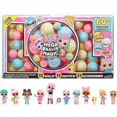 Ігровий набір ЛОЛ Магічна Куля 60 сюрпризів 12 ляльок LOL Surprise Mega Ball Magic w/ 12 Collectible Dolls