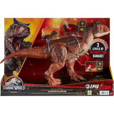 Динозавр Карнотавр Світ Юрського Періоду Jurassic World Epic Attack Battle Chompin' Carnotaurus HND19