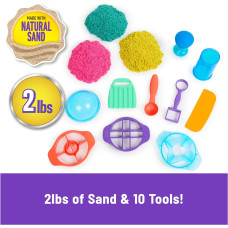 Набір кінетичного піску Kinetic Sand Ultimate Sandisfying Set, 2lb of Pink