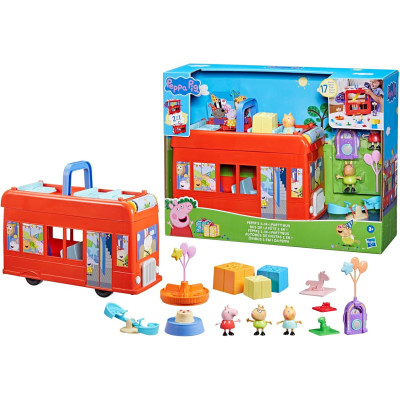 Ігровий набір "Святковий автобус" "Свинка Пеппа" Peppa Pig 2-in-1 Party Bus Playset