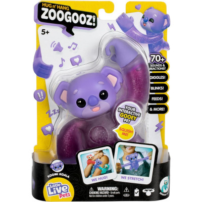 Интерактивная игрушка-питомец Коала  Little Live Pets Hug n Hang Zoogooz  Koomi Koala