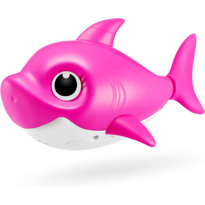 Интерактивная игрушка акула для ванны Robo Alive Junior Baby Shark New Silicon Fins (Pink)