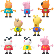 Ігровий набір фігурок Свинка Пеппа Peppa Pig School Classroom Toy Figures 8-Pack