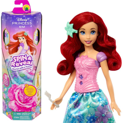 Лялька Аріель Mattel Disney Princess Ariel Fashion Doll Set Spin Reveal