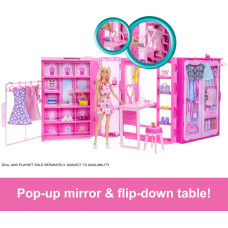 Ігровий набір шафа мрії Барбі  Barbie Dream Closet with Clothes Accessories 3 ft Wide