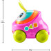 Інтерактивна розвивальна іграшка машинка Fisher Price Baby Learning Toy DJ Buggy Pink Push