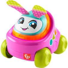 Інтерактивна розвивальна іграшка машинка Fisher Price Baby Learning Toy DJ Buggy Pink Push