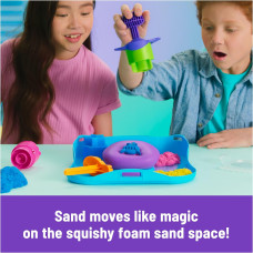 Набір кінетичного піску Kinetic Sand SquishMotion Playset with 1lb Pink