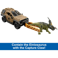 Ігровий набір вантажівка з динозавром Jurassic World Truck Einiosaurus Dinosaur Action Figure Toy Set