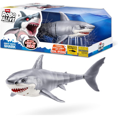 Інтерактивна іграшка акула Robo Alive Great White Shark Series 1 by Zuru