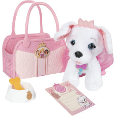 М'яка іграшка цуценя та сумка переноска Disney Princess Style Collection Pet Puppy Plush