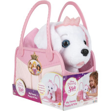 М'яка іграшка цуценя та сумка переноска Disney Princess Style Collection Pet Puppy Plush