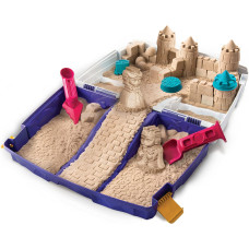 Набір кінетичного піску Замок у валізі Kinetic Sand Folding Sand Box with 2lbs