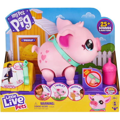 Інтерактивна іграшка поросятко Little Live Pets My Pet Pig Soft and Jiggly