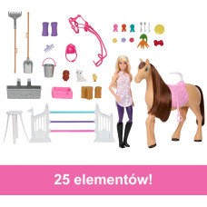 Игровой набор Кукла Барби с аксессуарами Barbie Toy Stable Playset with Doll Horse