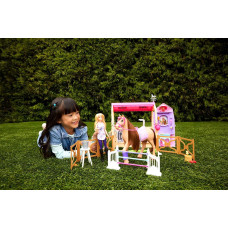 Игровой набор Кукла Барби с аксессуарами Barbie Toy Stable Playset with Doll Horse