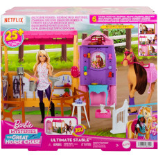 Игровой набор Кукла Барби с аксессуарами Barbie Toy Stable Playset with Doll Horse