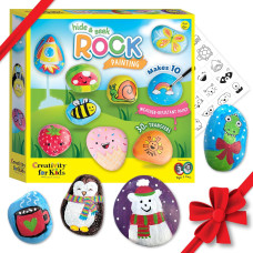 Игровой набор для рисунков на камнях Creativity For Kids Hide and Seek Rock Painting Kit