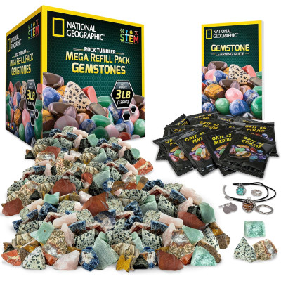 Научный набор камни и минералы National Geographic Rock Tumbler Refill Kit 