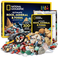 Научный набор камни и минералы NATIONAL GEOGRAPHIC Rock Collection Box for Kids