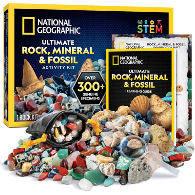 Научный набор камни и минералы NATIONAL GEOGRAPHIC Rock Collection Box for Kids