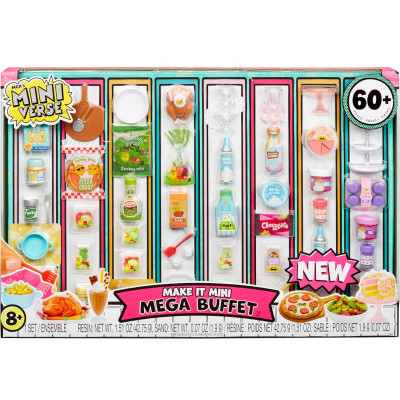 Игровой миниатюрный набор Буфет MGA s Miniverse Make It Mini Mega Buffet