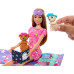 Игровой набор кукла Барби со щенками Barbie Doll  Playset with 2 Toy Dog Figures