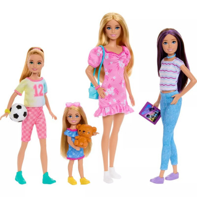 Ігровий набір ляльок Барбі Сестри Barbie 11 7 Sister Doll Set with Clothes Accessories