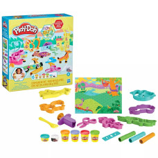 Творческий игровой набор пластилина Play Doh Wild Animals Safari Toolset