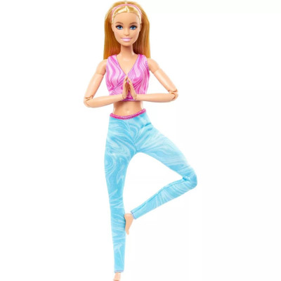 Лялька Барбі Barbie Made to Move Blonde Fashion Doll Wearing Sports