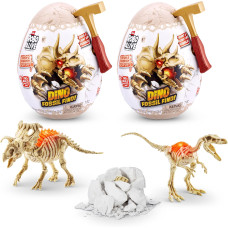 Набор сюрприз Раскопки динозавра Robo Alive Mini Dino Fossil Find 2 Pack Troodon and Kosmoceratops