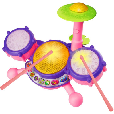 Развивающая музыкальная игрушка Барабан VTech KidiBeats Drum Set Pink