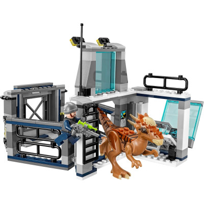 Конструктор Лего Втеча стігімолоха з лабораторії Lego Jurassic World Stygimoloch Breakout 75927