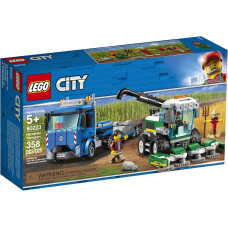 Конструктор Лего Кормозбиральний комбайн LEGO CITY Harvester Transport 60223